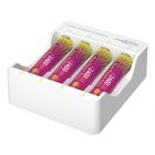 Pure Power Set 4× AAA / HR03 battery packs and charging module