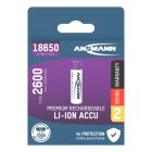 Li-Ion battery 18650 type 2600 (min. 2500 mAh)
