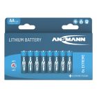Lithium Battery AA / FR6 8 pcs. blister packaging