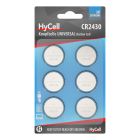 Lithium Coin cells CR2430 6pcs blister packaging