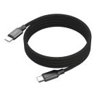 Magnetic cable USB type C to USB type C, 120 cm