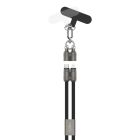 Lanyard cable USB type C to Lightning, 120 cm/black