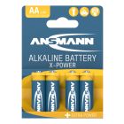 X-Power Alkaline Battery AA / LR6 4 pcs. paper blister