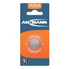 Lithium Coin cell CR2016 1pcs blister packaging
