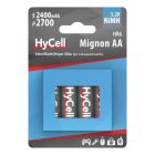 NiMH rechargeable battery AA / HR6 type 2700 (min. 2400 mAh) 4pcs.