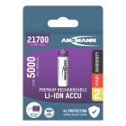 Li-Ion battery 21700 type 5000 (min. 4900 mAh) with USB-C charging socket
