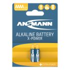 X-Power Alkaline Battery AAAA / LR8 2 pcs. blister packaging