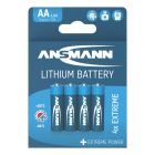 Lithium Battery AA / FR6 4 pcs. blister packaging