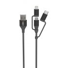 USB 3in1 Data and Charging Cable 120 cm