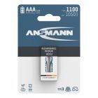  NiMH Rechargeable battery AAA / HR03 type 1100 (min. 1050 mAh) 2 pcs. blister packaging