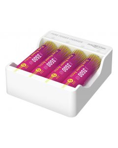 Pure Power Set 4× AA / HR6 battery packs and charging module