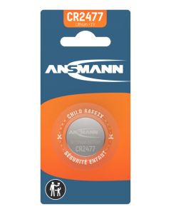 Lithium Coin cell CR2477 1pcs blister packaging