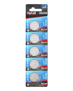 Lithium Coin cells CR2450 5pcs blister packaging