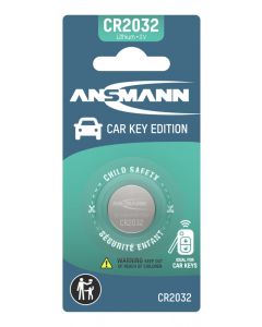 CR2032 - Car key Lithium Coin cell 1pcs blister packaging