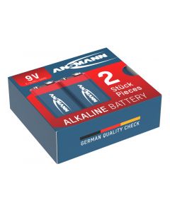 Alkaline Battery E / 6LR61 2 pcs. cardboard box