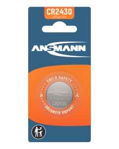 Lithium Coin cell CR2430 1pcs blister packaging