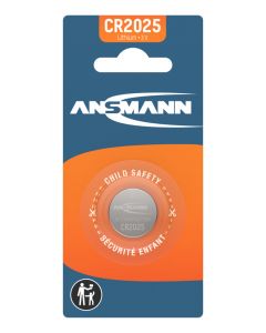 Lithium Coin cell CR2025 1pcs blister packaging