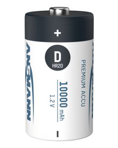  NiMH Rechargeable battery D / HR20 type 10000 (min. 9300 mAh) 1 pcs. bulk