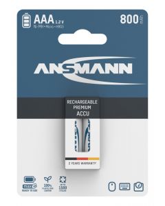  NiMH Rechargeable battery AAA / HR03 800 mAh maxE 2 pcs.