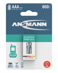Dect NiMH Rechargeable battery AAA / HR03 800 mAh maxE 2 pcs.