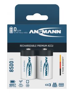  NiMH Rechargeable battery D / HR20 8500 mAh maxE 2 pcs.
